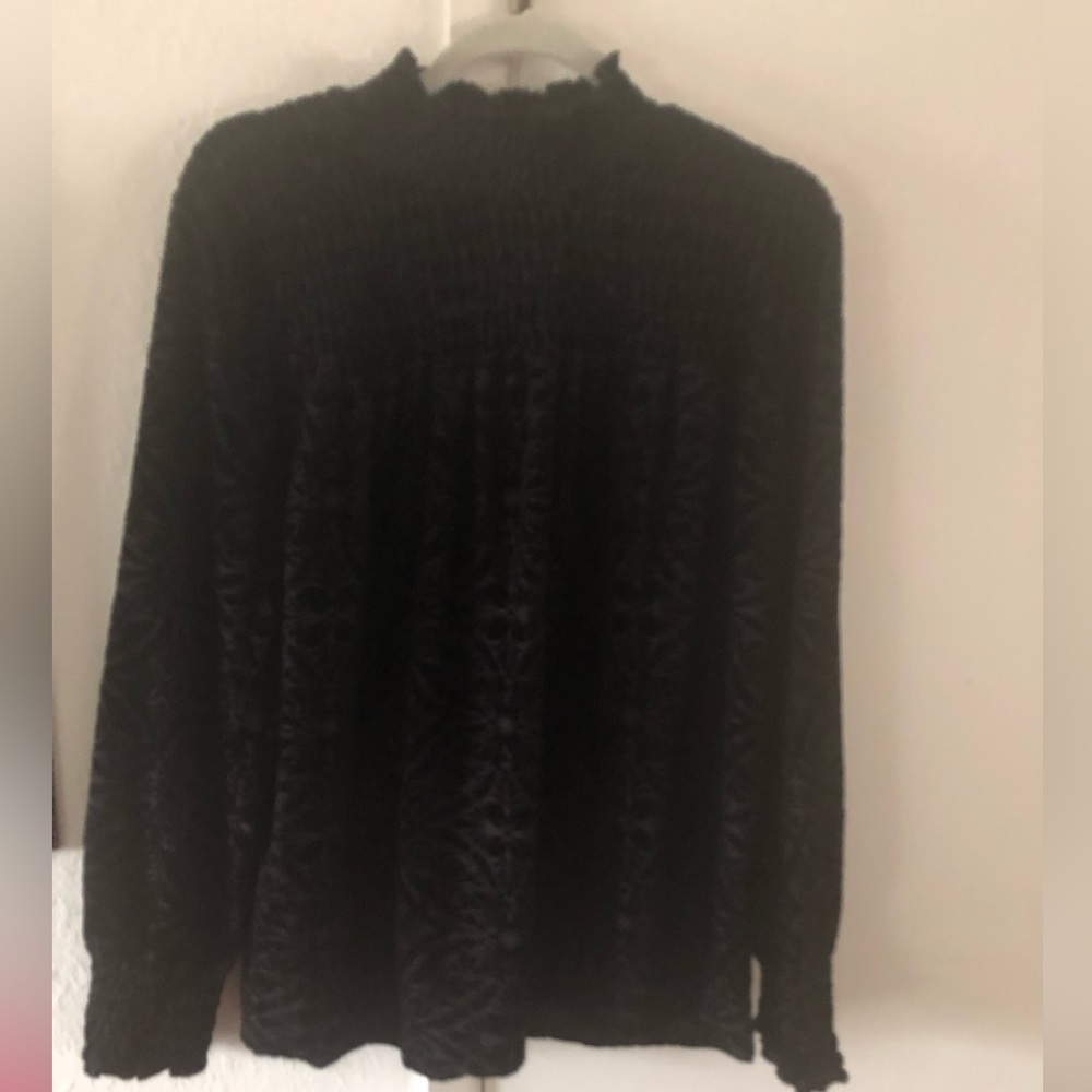 Simply Styled by Sears Burnt Velvet Victorian Inspired Top848 $30 or $25 w/offer